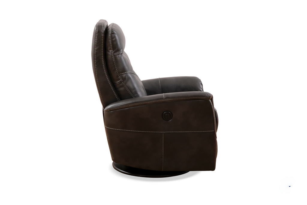 Power Recliner - Leather Match