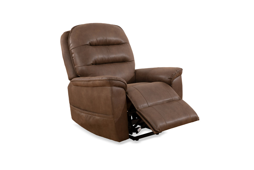 Power Lift Chair - Brown Leather Match