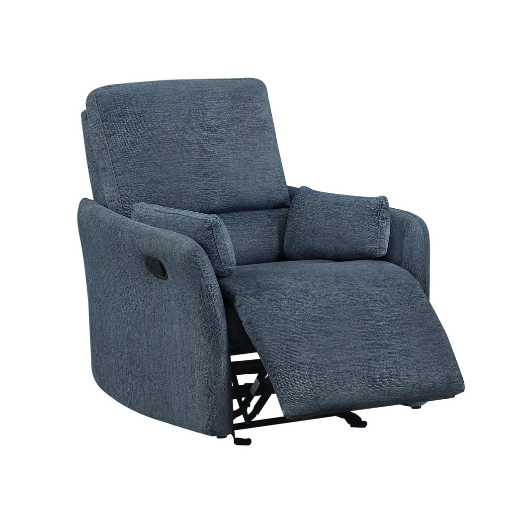 Soft-Touch Fabric Recliner Chair