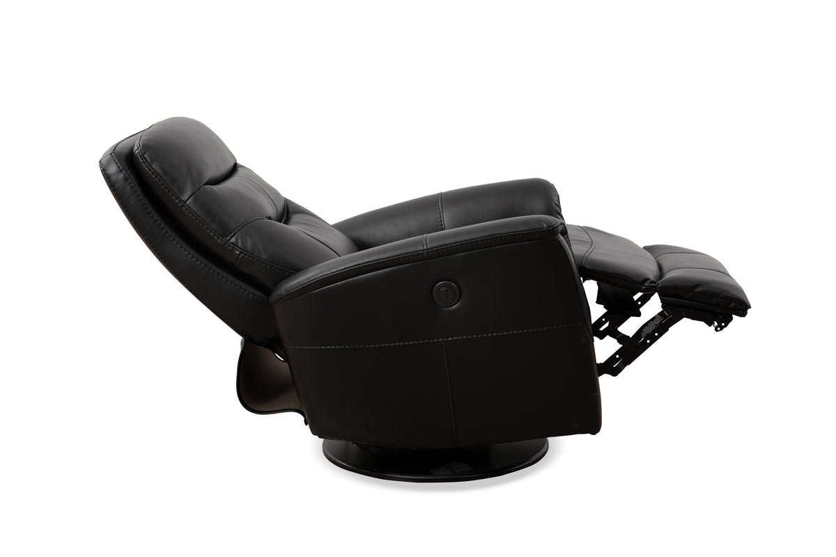 Power Recliner - Leather Match