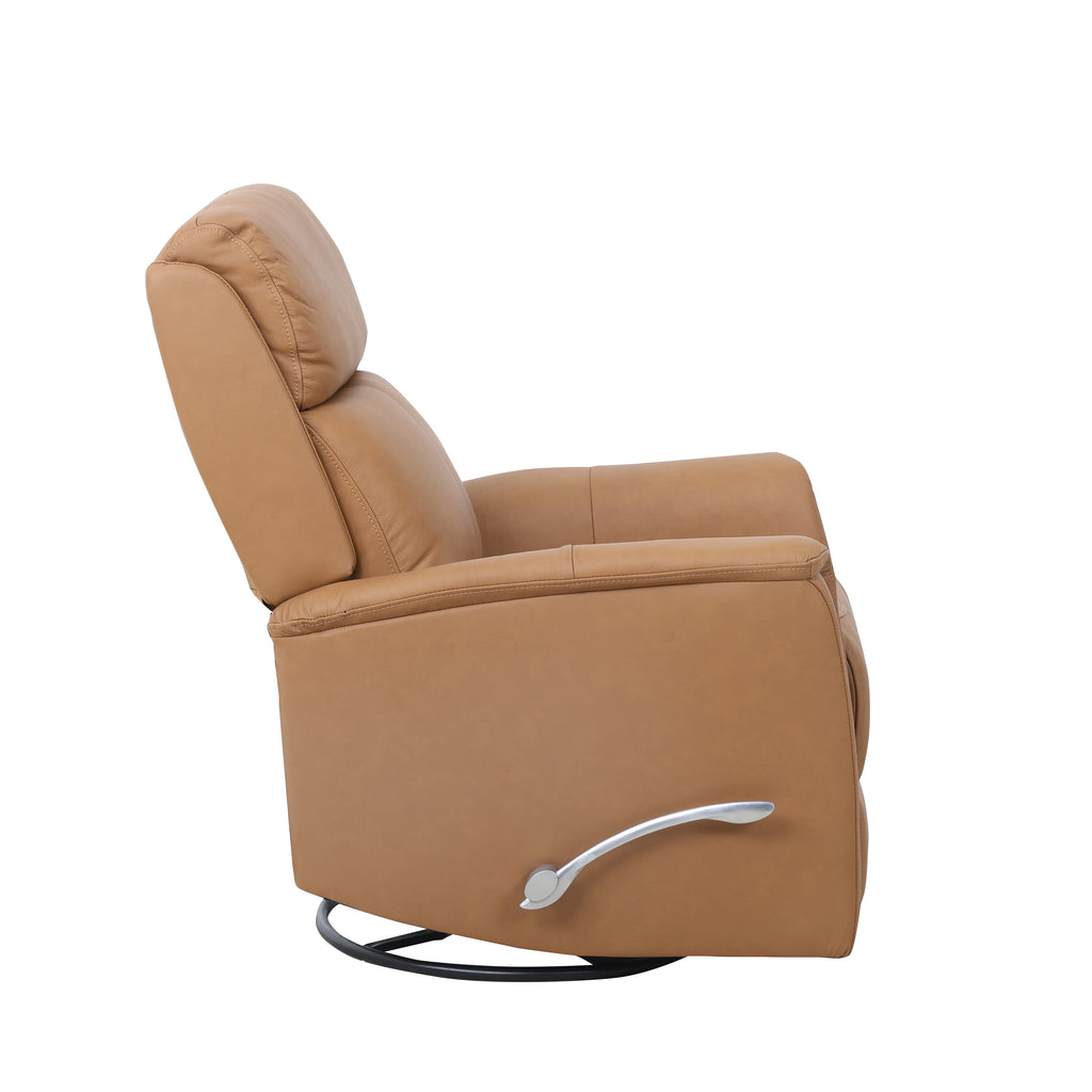 Glider Rocker Recliner - Top-Grain Leather Match