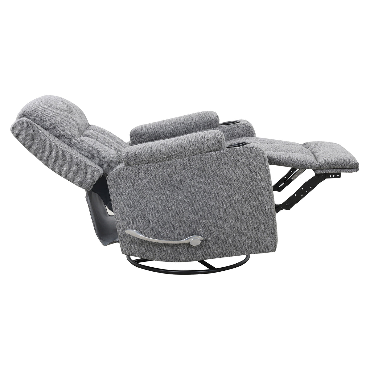 Swivel Glider Recliner with Cup Holders