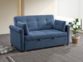 Slate Blue Convertible Sofa Bed - 70 Inch