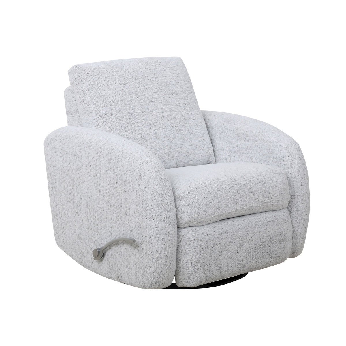 Rounded Swivel Glider Recliner - Sahara Arctic