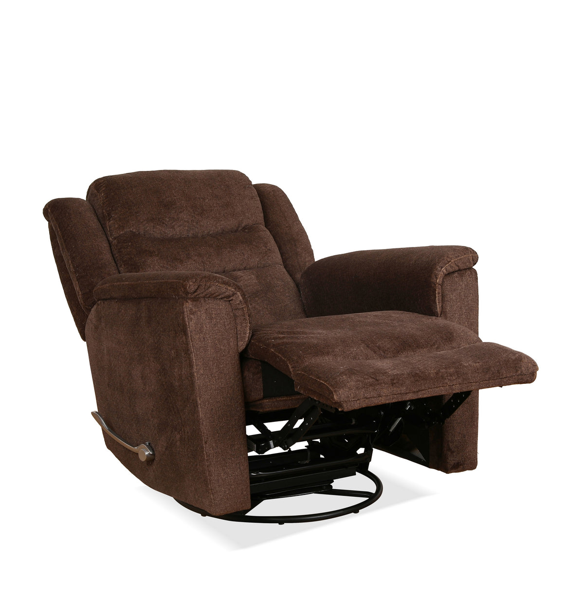 Plush Fabric Recliner