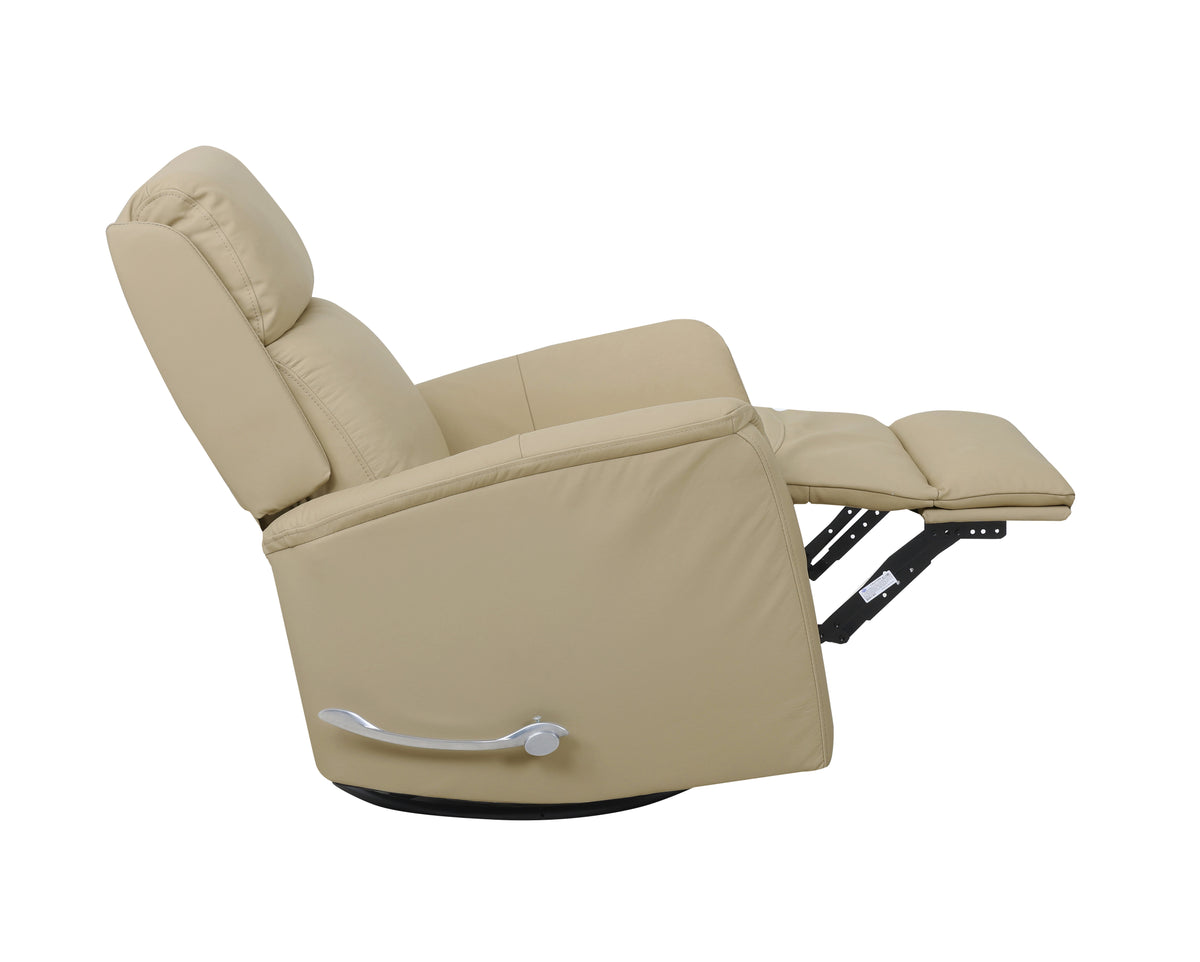 Glider Rocker Recliner - Top-Grain Leather Match