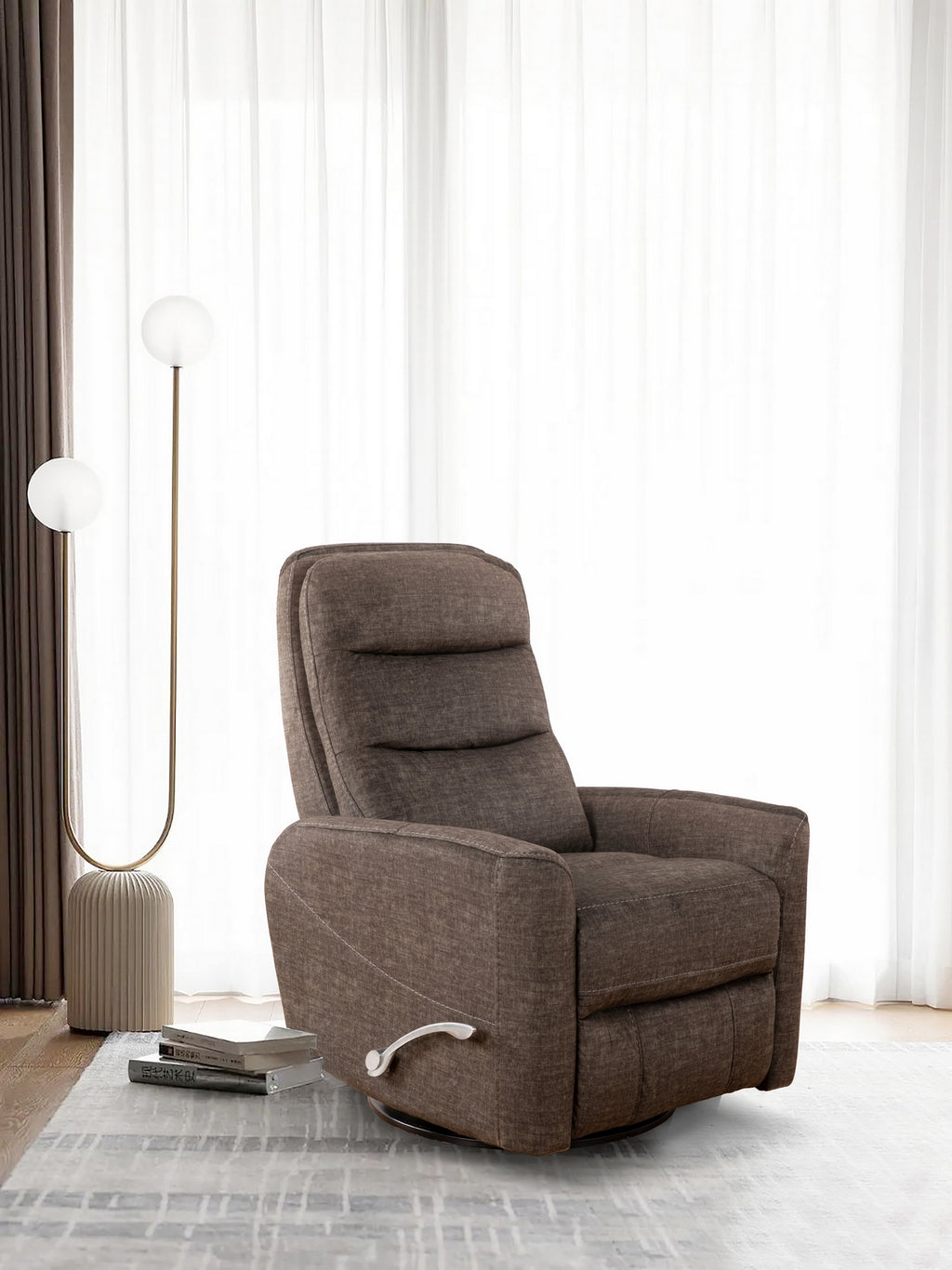Swivel Glider Recliner - Fabric