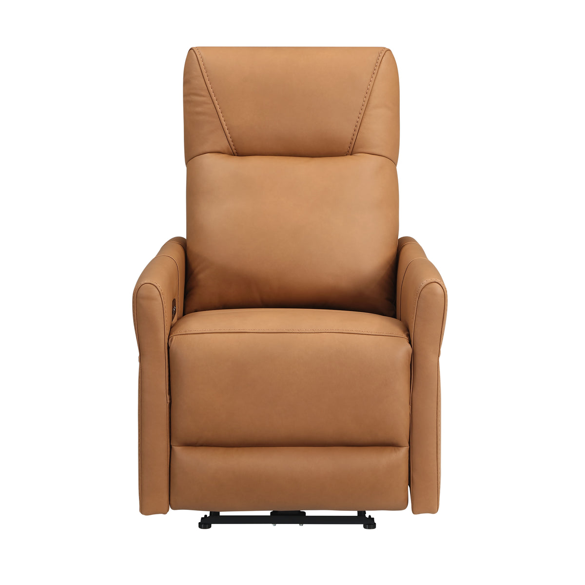 Dual Power Recliner with Power Headrest - Leather Match