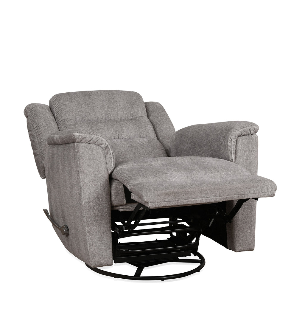 Plush Fabric Recliner