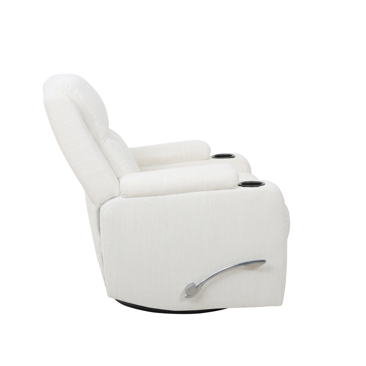 Swivel Glider Recliner with Cup Holders