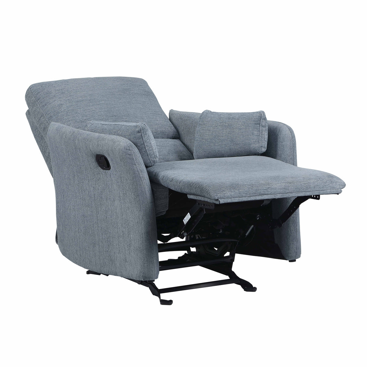 Soft-Touch Fabric Recliner Chair