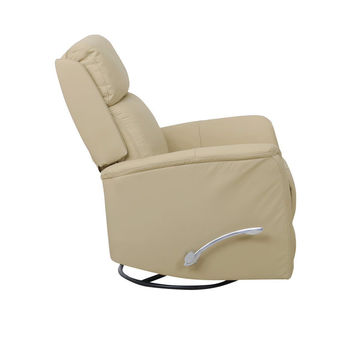 Glider Rocker Recliner - Top-Grain Leather Match