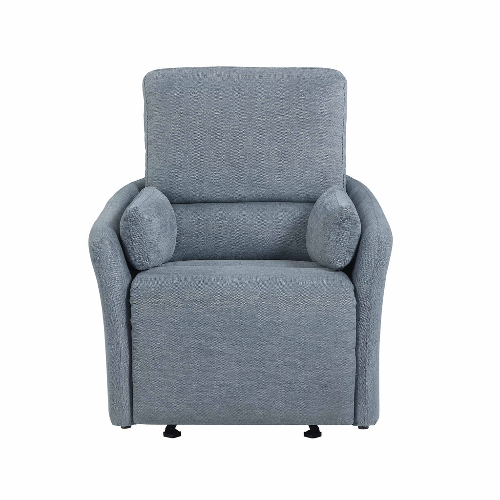 Soft-Touch Fabric Recliner Chair