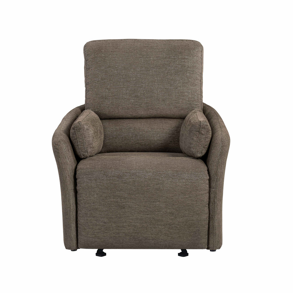 Soft-Touch Fabric Recliner Chair