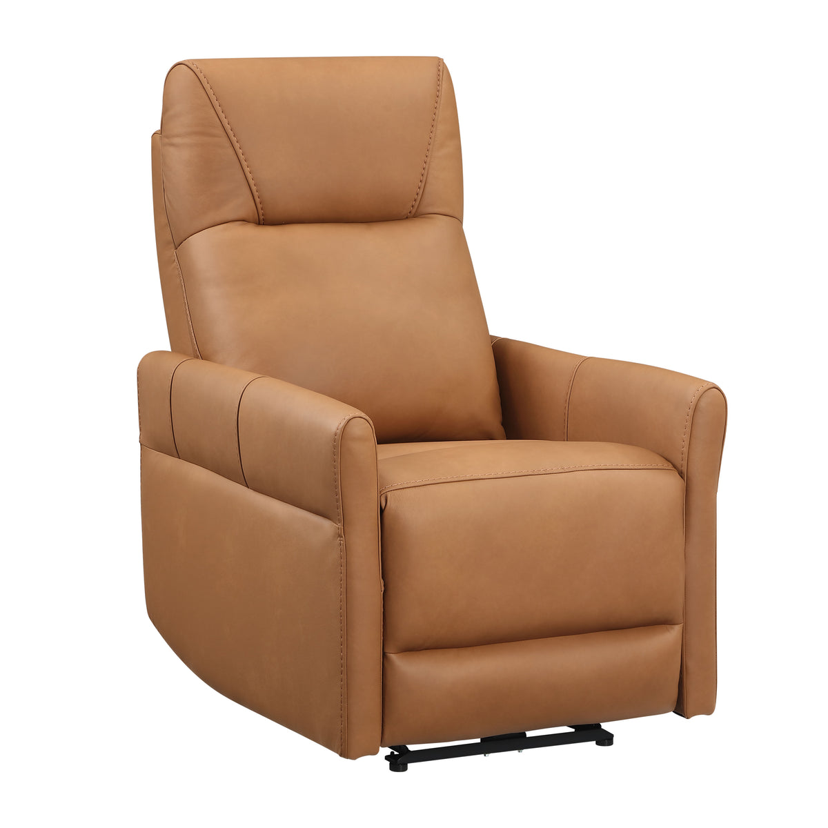 Dual Power Recliner with Power Headrest - Leather Match