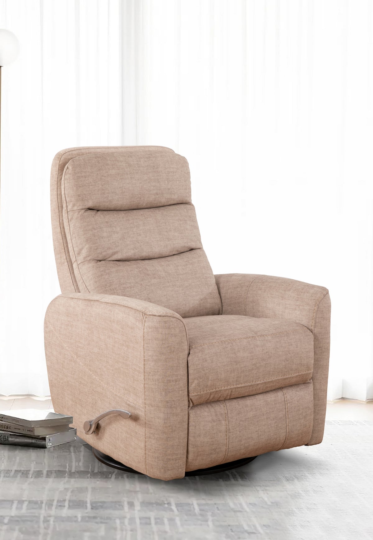 Swivel Glider Recliner - Fabric