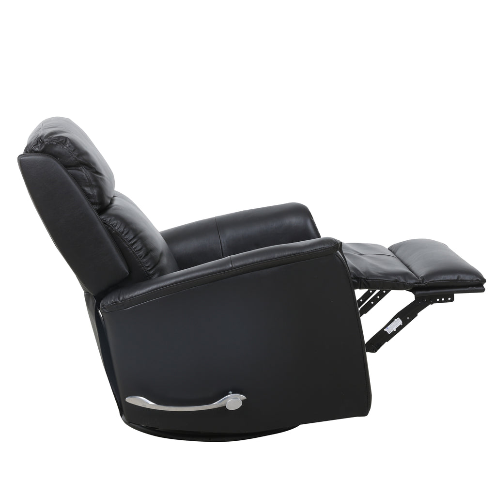 Glider Rocker Recliner - Top-Grain Leather Match