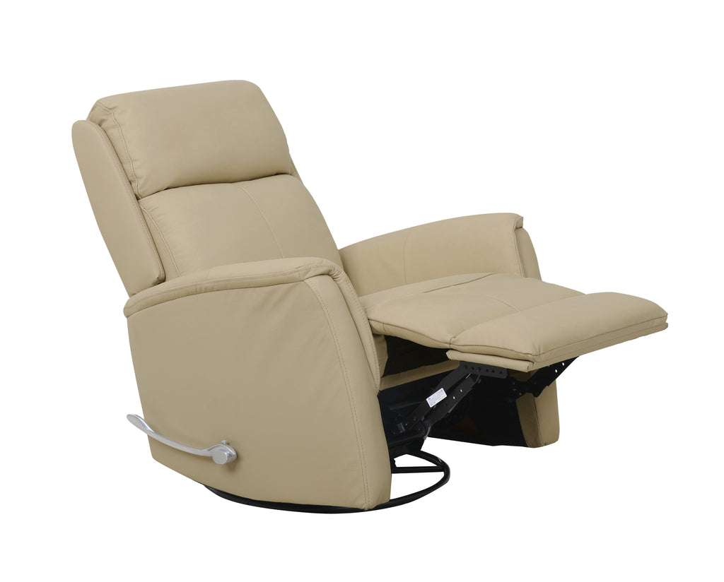 Glider Rocker Recliner - Top-Grain Leather Match