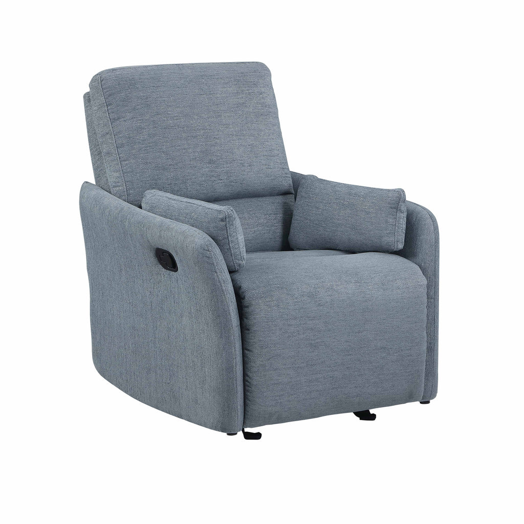 Soft-Touch Fabric Recliner Chair