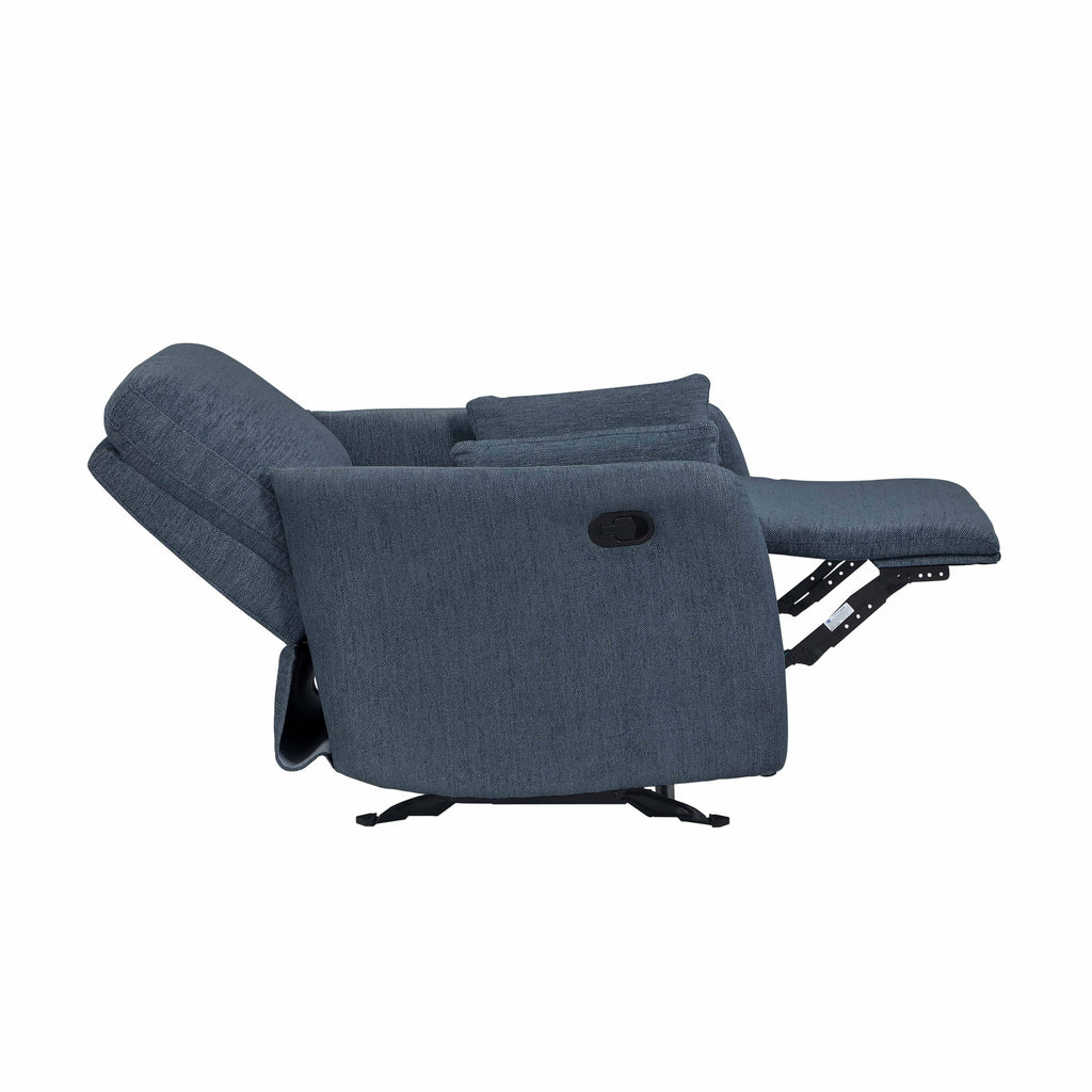 Soft-Touch Fabric Recliner Chair