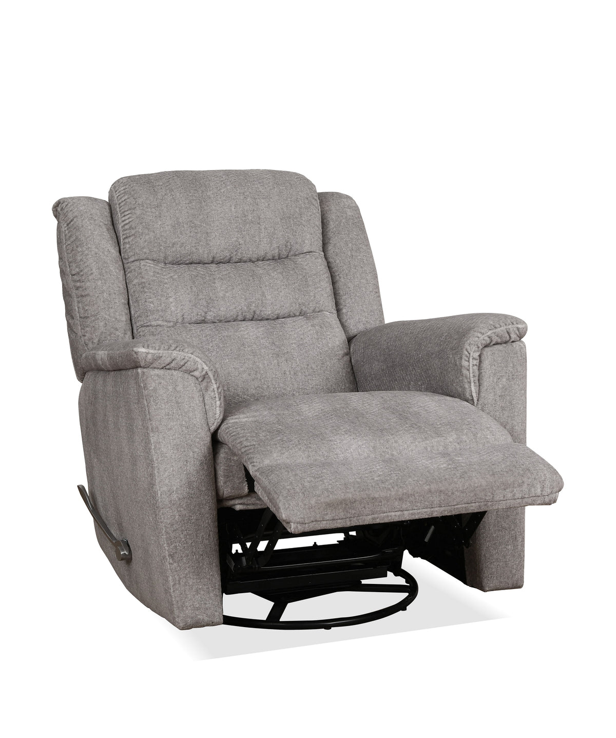 Plush Fabric Recliner