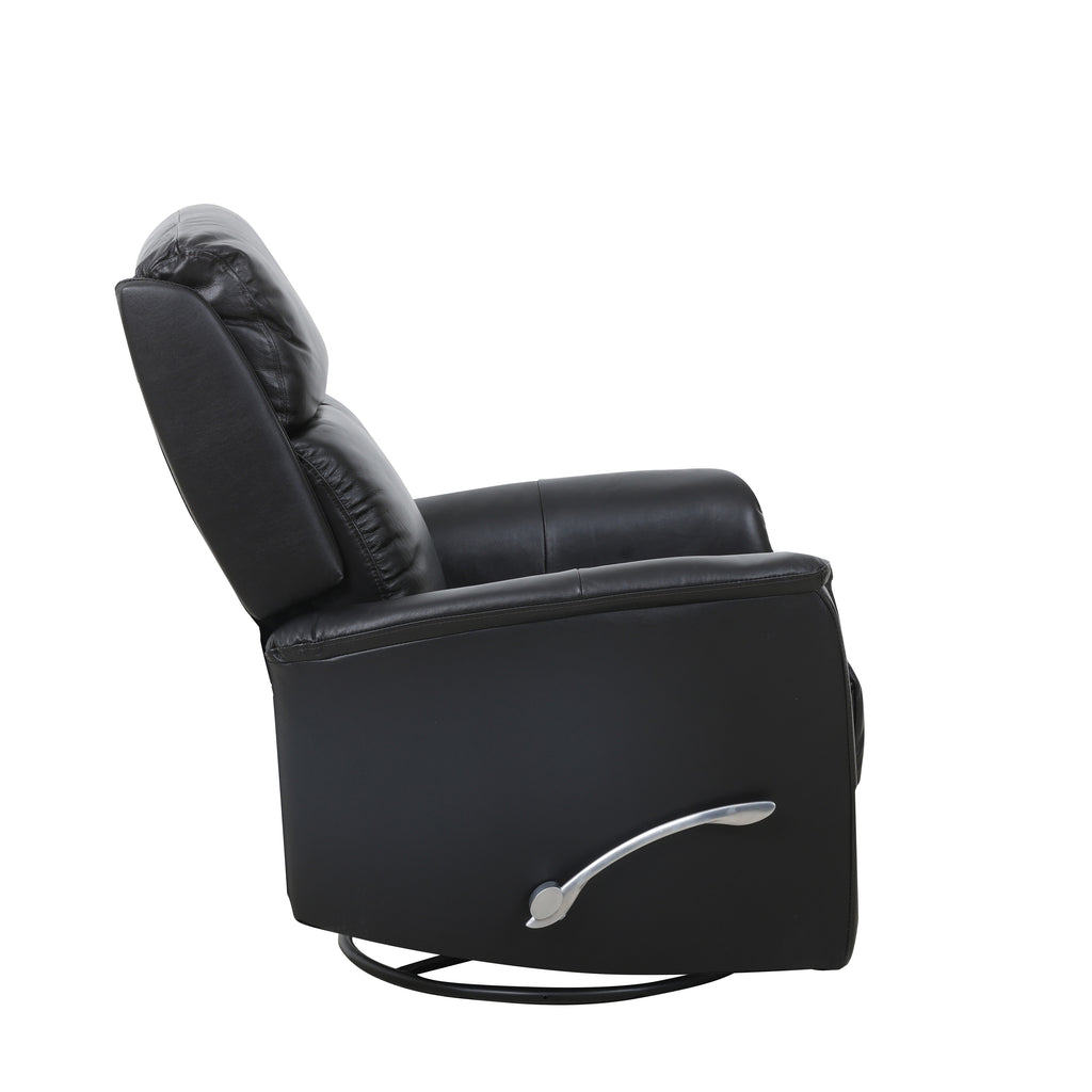 Glider Rocker Recliner - Top-Grain Leather Match