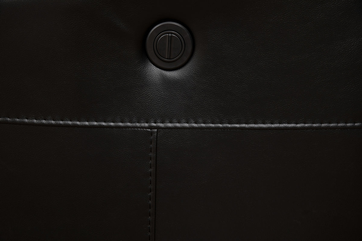 Power Recliner - Leather Match