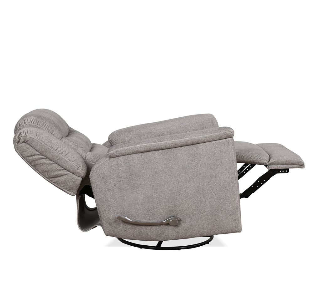 Plush Fabric Recliner