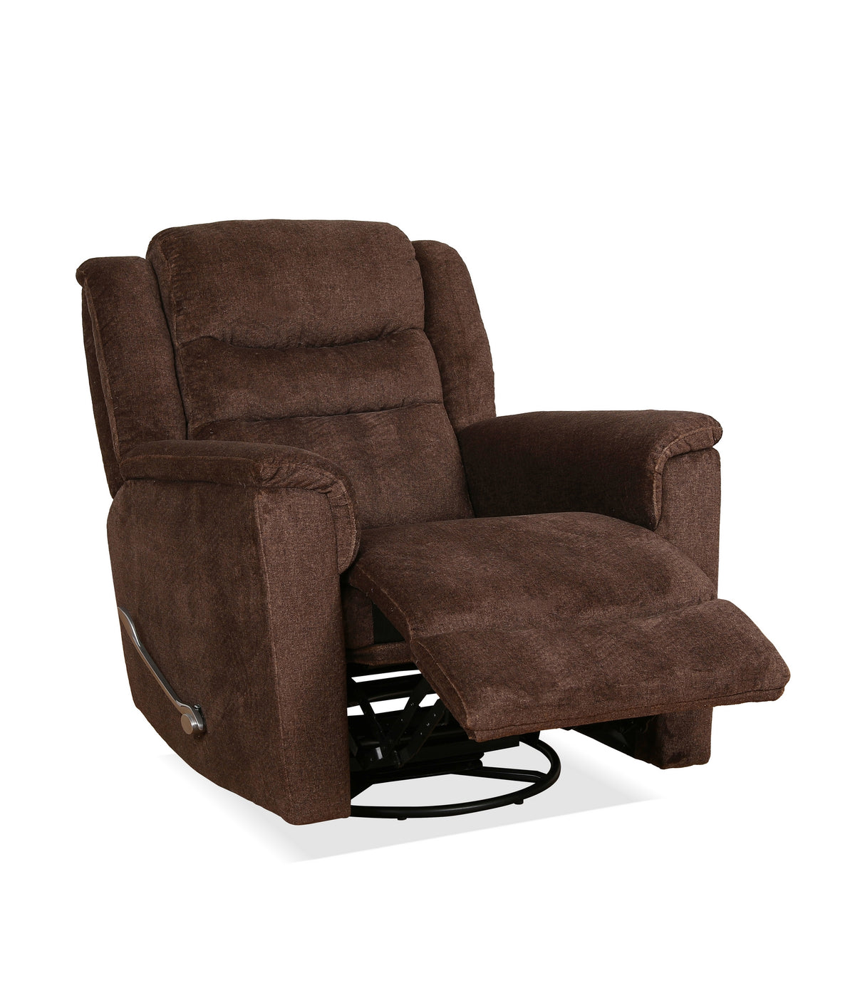 Plush Fabric Recliner