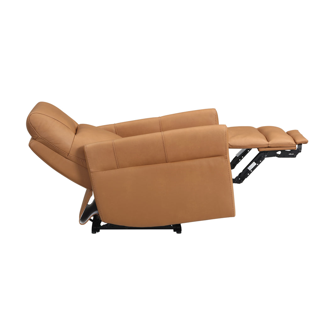 Dual Power Recliner with Power Headrest - Leather Match