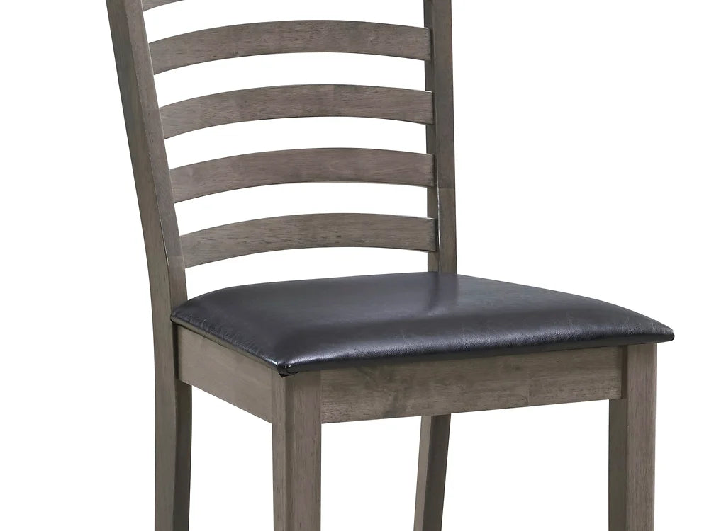 Antique 7Pc Dining Set - Grey