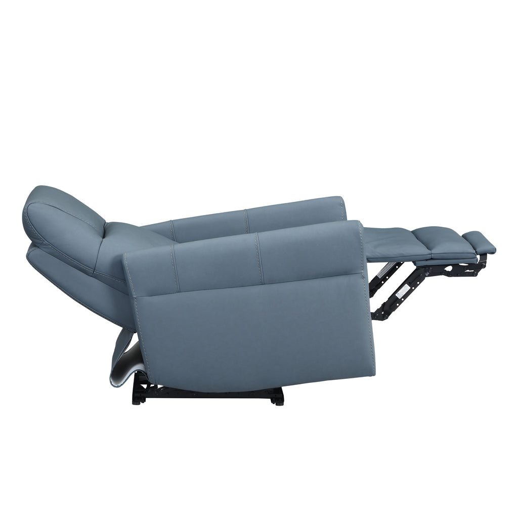 Dual Power Recliner with Power Headrest - Leather Match