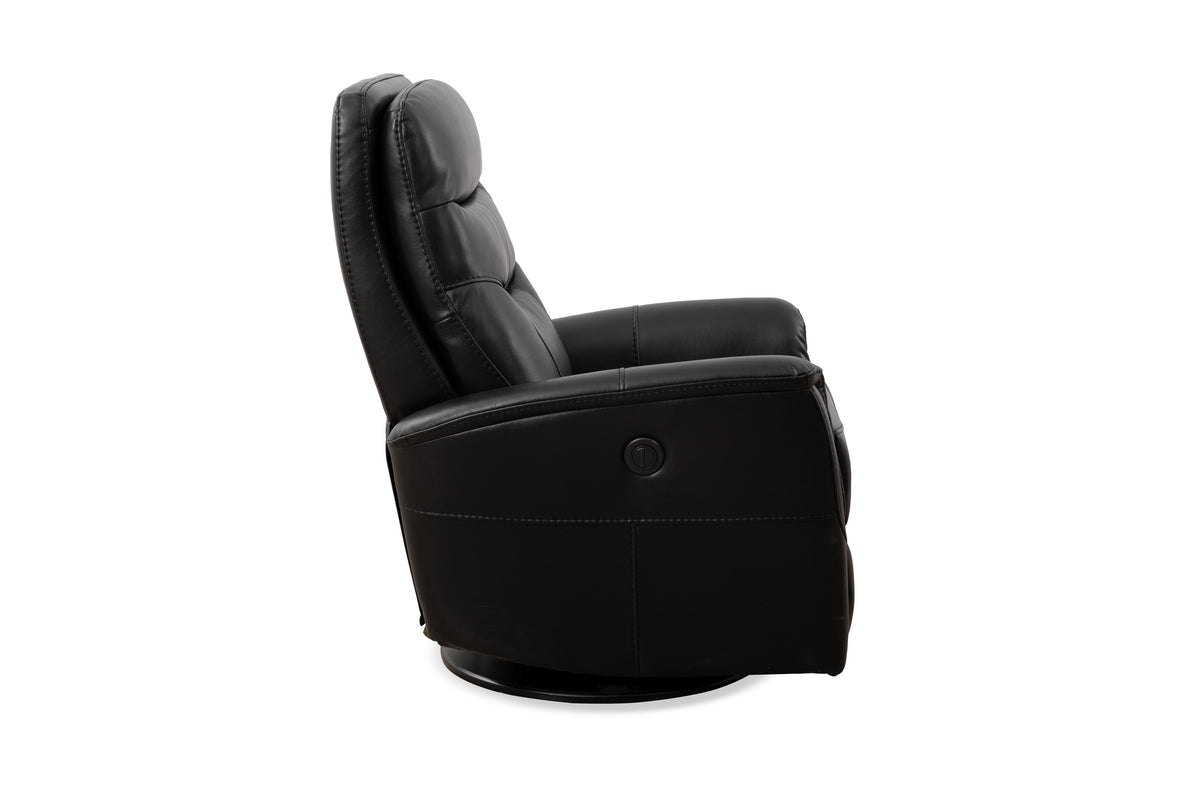 Power Recliner - Leather Match