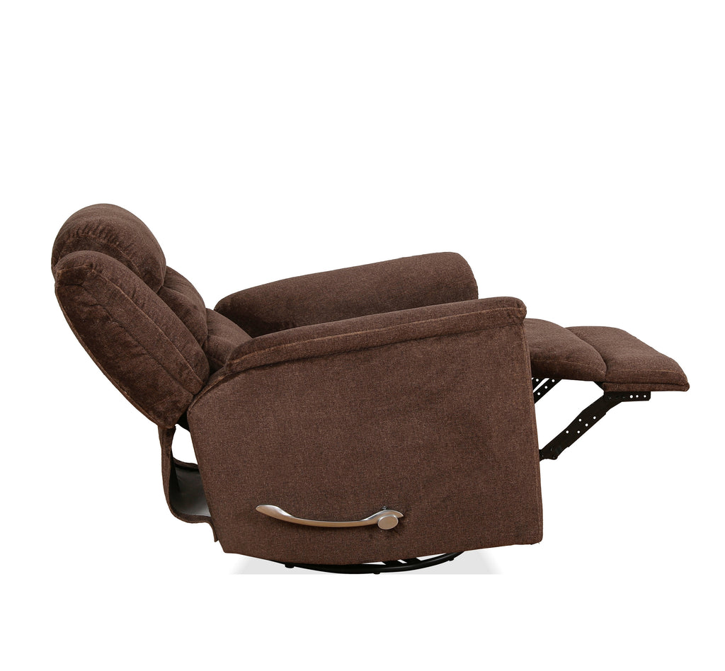 Plush Fabric Recliner