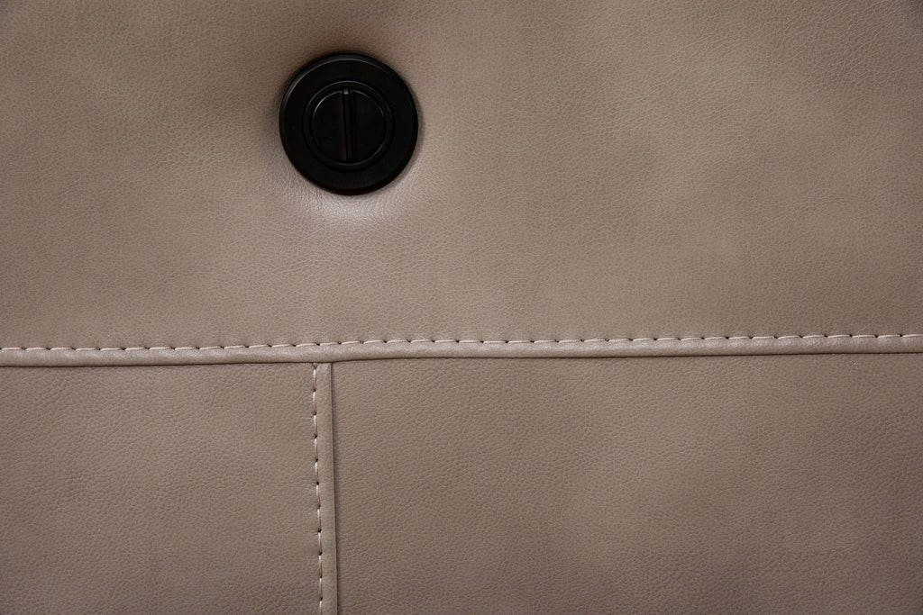 Power Recliner - Leather Match