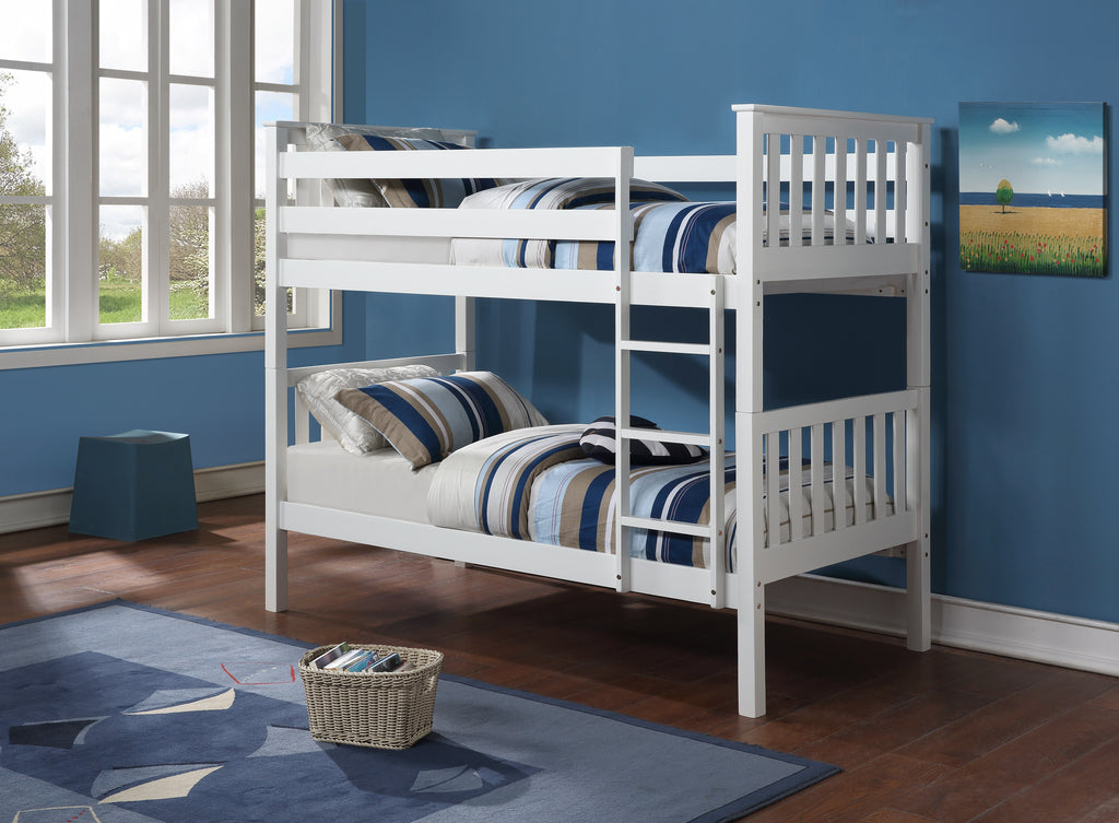 Mission Twin over Twin Bunk Bed - Converts to Two Beds