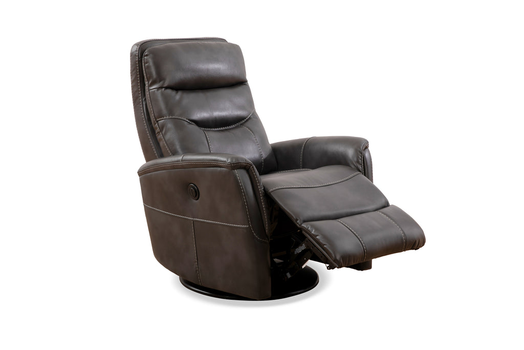 Power Recliner - Leather Match