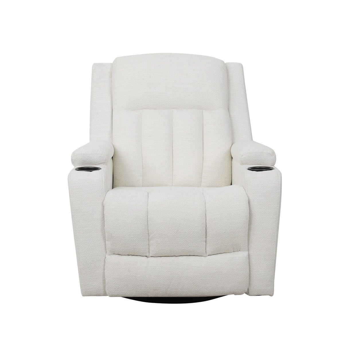 Swivel Glider Recliner with Cup Holders