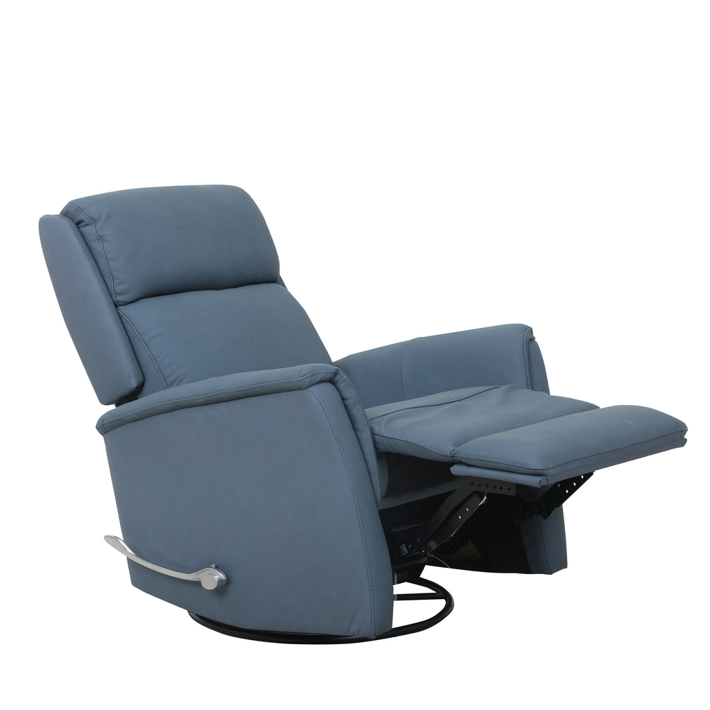 Glider Rocker Recliner - Top-Grain Leather Match