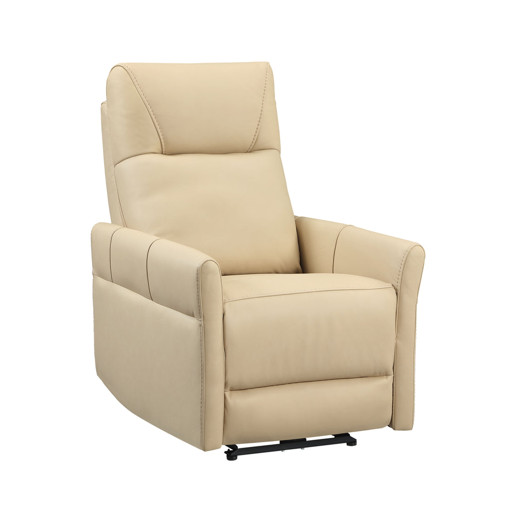 Dual Power Recliner with Power Headrest - Leather Match
