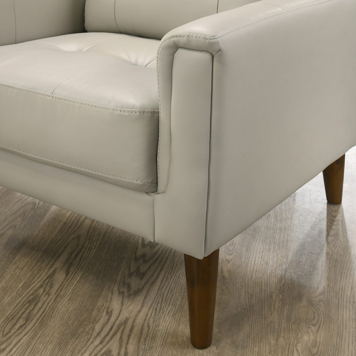 Leather-Look High-Back Sofa Set