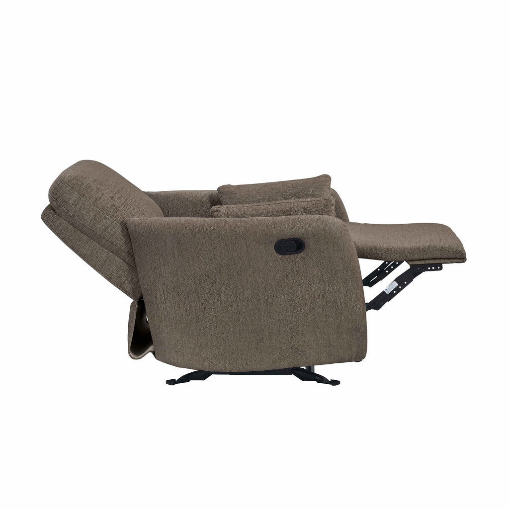 Soft-Touch Fabric Recliner Chair