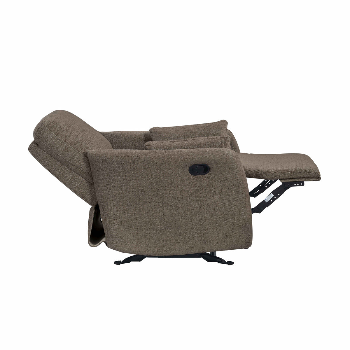Soft-Touch Fabric Recliner Chair
