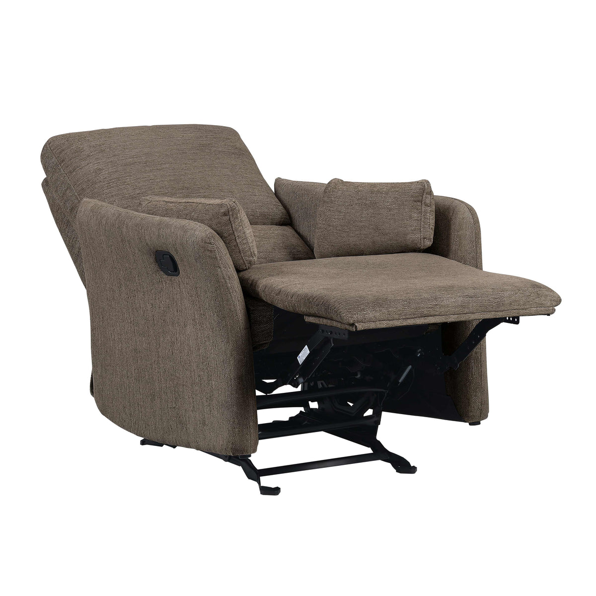 Soft-Touch Fabric Recliner Chair