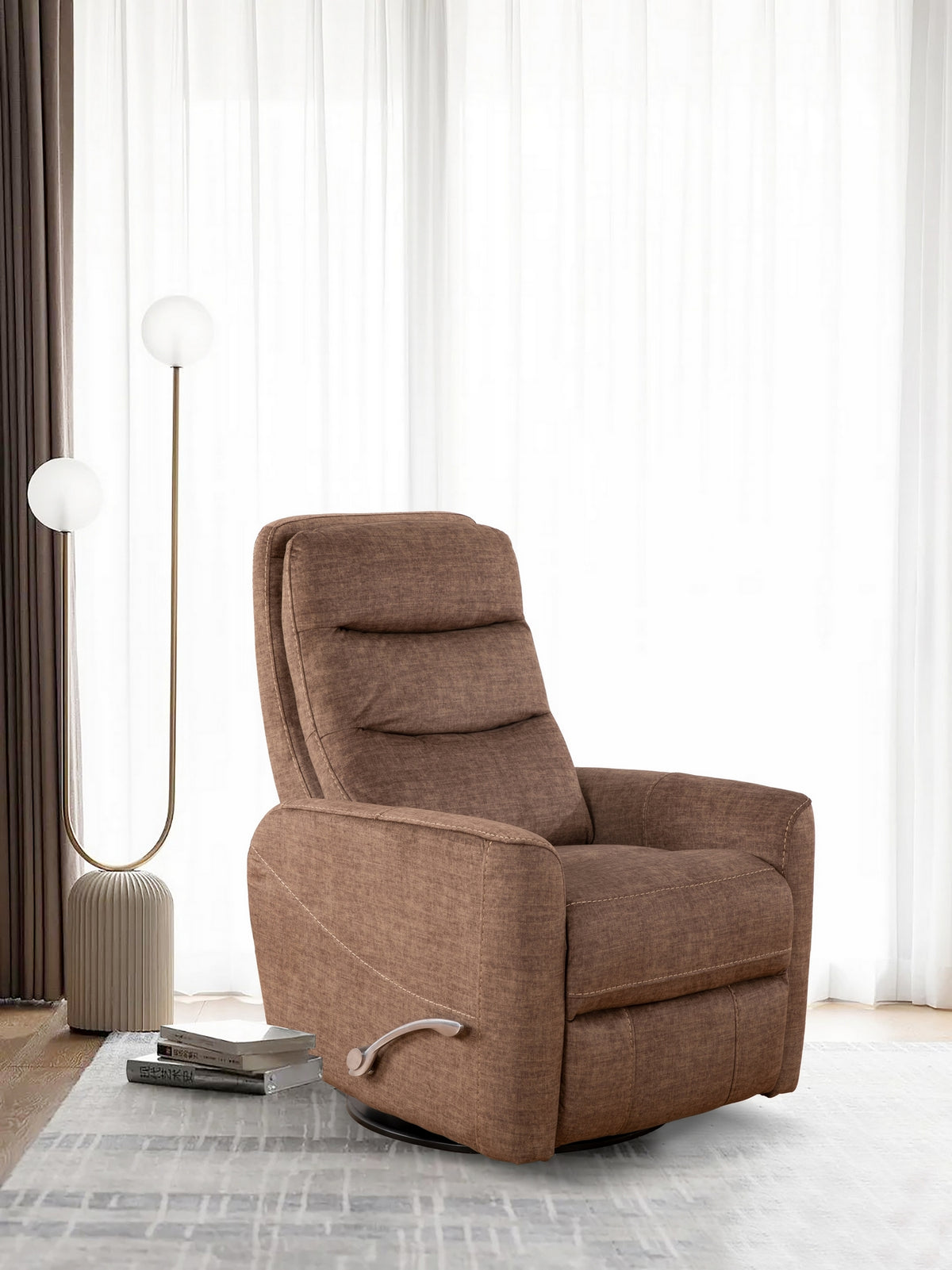 Swivel Glider Recliner - Fabric
