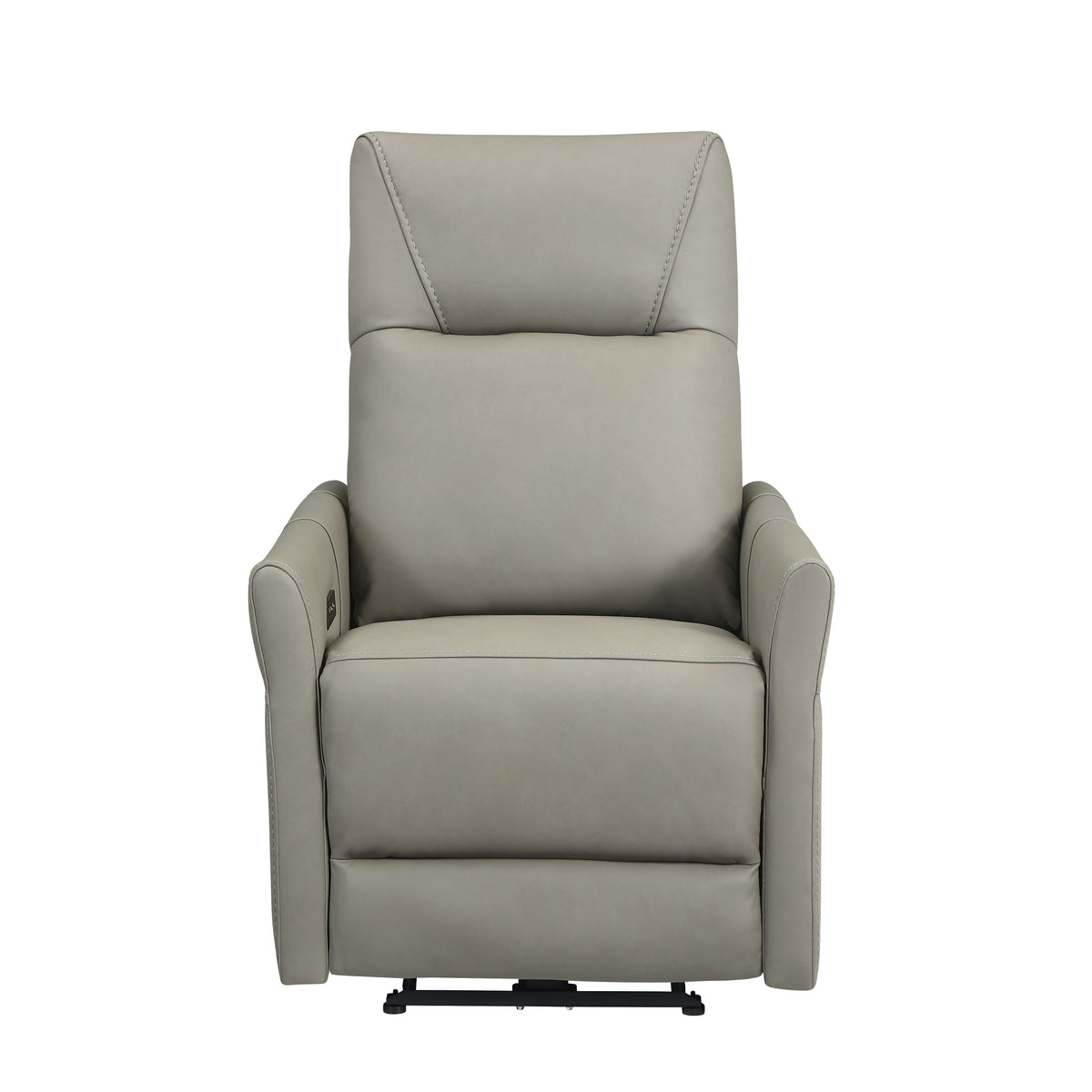 Dual Power Recliner with Power Headrest - Leather Match
