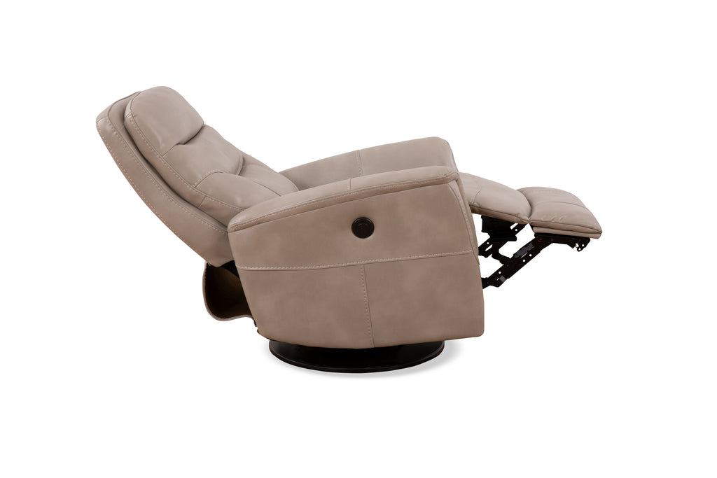 Power Recliner - Leather Match