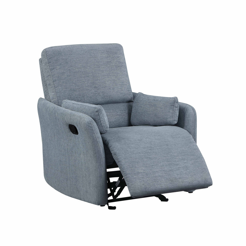 Soft-Touch Fabric Recliner Chair