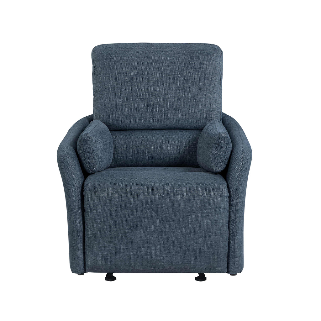 Soft-Touch Fabric Recliner Chair