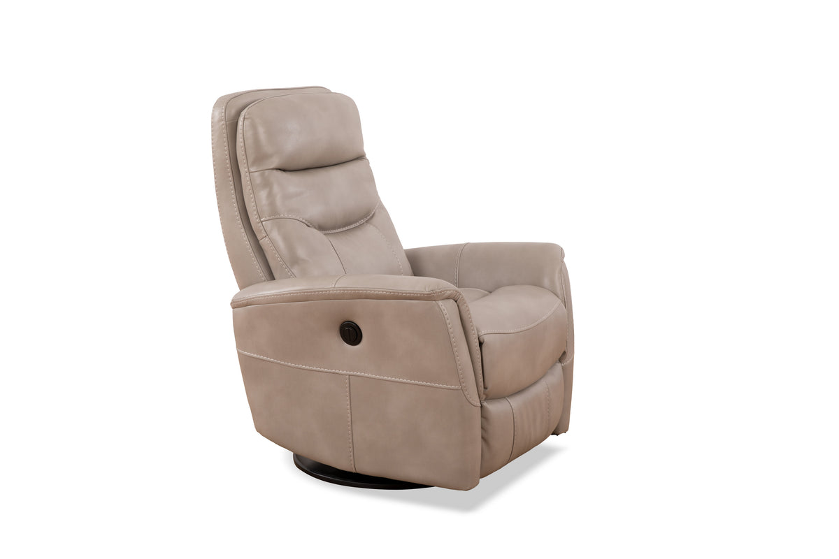 Power Recliner - Leather Match